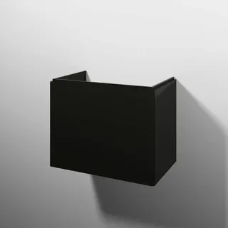 sanibel 5001 Waschtisch-Unterbau KF50479 Push 2 Auszüge 730x575x455mm Anthrazit-Glanz