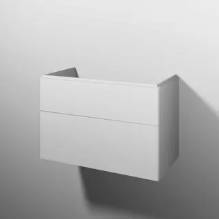sanibel 5001 Waschtisch-Unterbau KF50601 Push 2 Auszüge 870x575x455mm Weiß-Matt/Soft