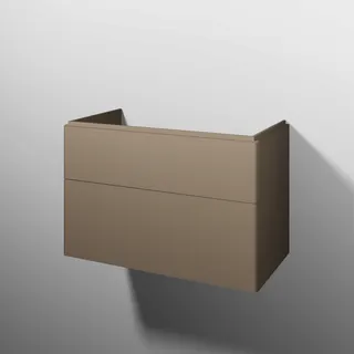 sanibel 5001 Waschtisch-Unterbau KF50667 Push 2 Auszüge 870x575x455mm Sandgrau-Matt