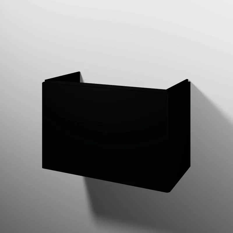 sanibel 5001 Waschtisch-Unterbau KF50608 Push 2 Auszüge 870x575x455mm Schwarz-Matt