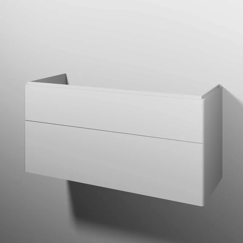 sanibel 5001 Waschtisch-Unterbau KF50878 Push 2 Auszüge 1170x575x455mm Weiß-Glanz