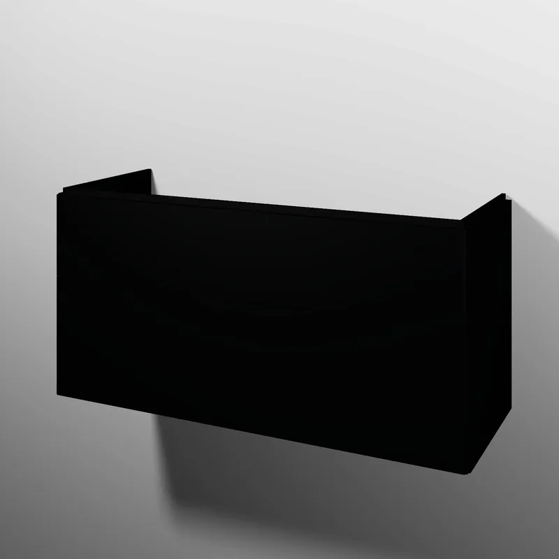 sanibel 5001 Waschtisch-Unterbau KF50808 Push 2 Auszüge 1170x575x455mm Schwarz-Matt