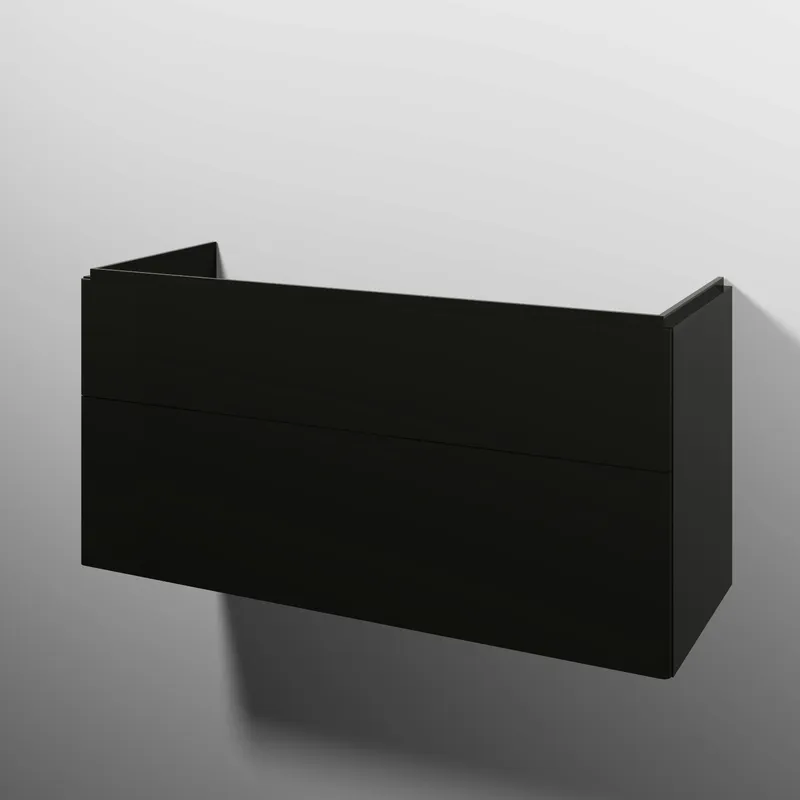 sanibel 5001 Waschtisch-Unterbau KF50879 Push 2 Auszüge 1170x575x455mm Anthrazit-Glanz