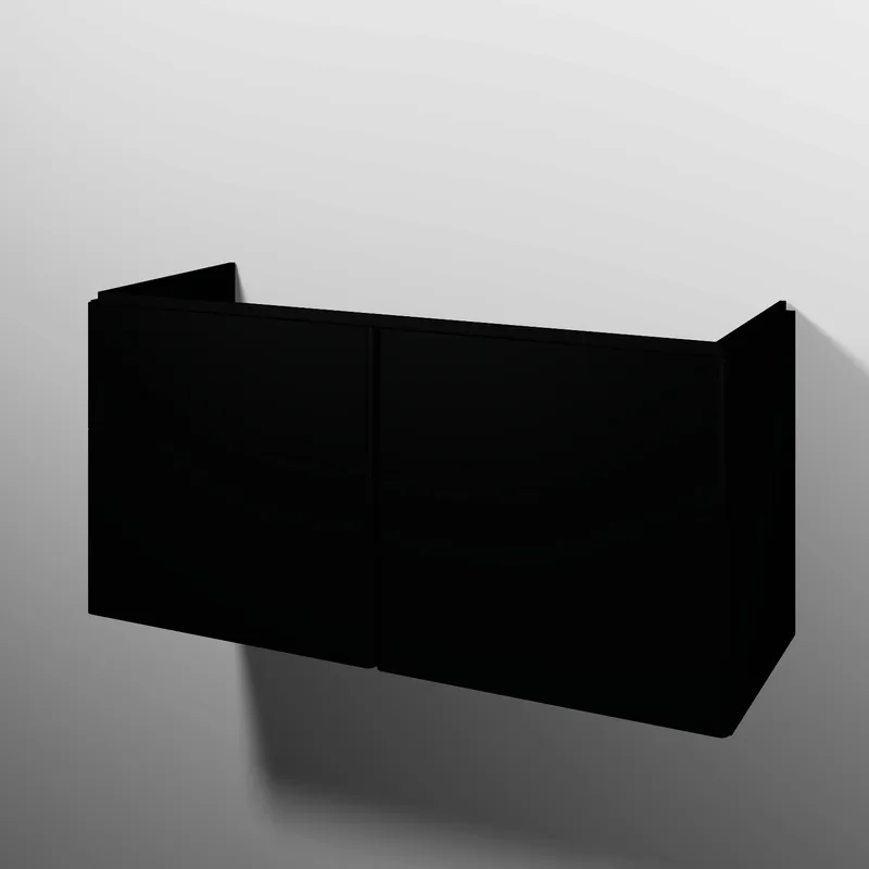sanibel 5001 Waschtisch-Unterbau KF51808 Push 4 Auszüge 1170x575x455mm Schwarz-Matt