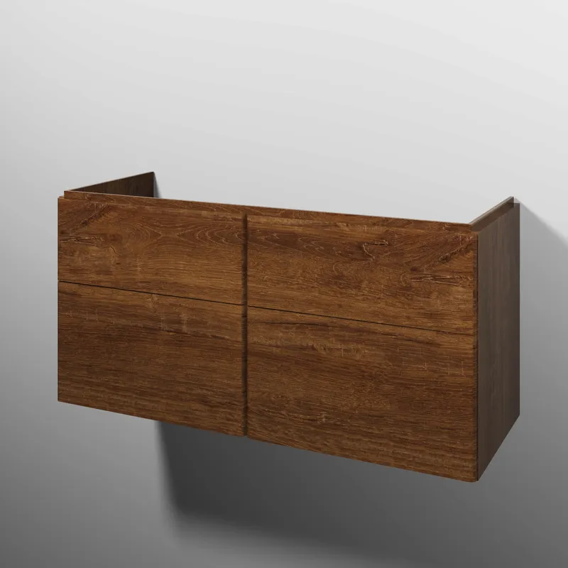 sanibel 5001 Waschtisch-Unterbau KF51859 Push 4 Auszüge 1170x575x455mm Eiche-Kansas