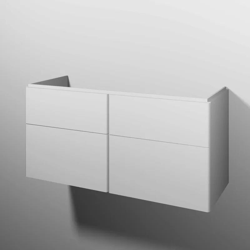 sanibel 5001 DWT-Unterbau KF52001 Push 4 Auszüge 1170x575x455mm Weiß-Matt/Soft