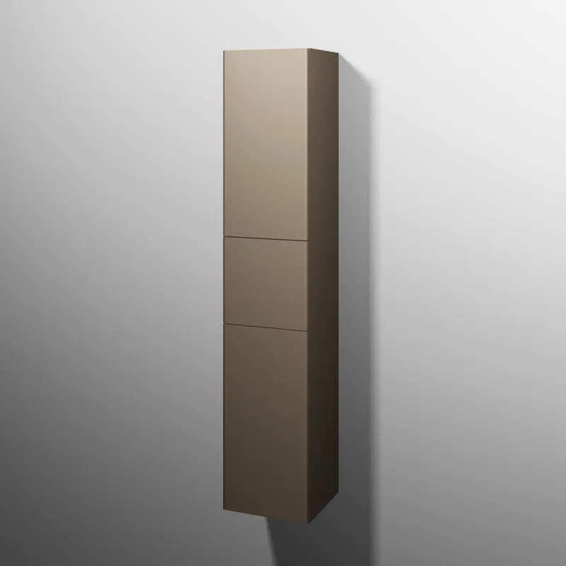 sanibel 5001 Hochschrank KF43067R Push 2T/1AZ rechts 350x1743x340mm Sandgrau-Matt