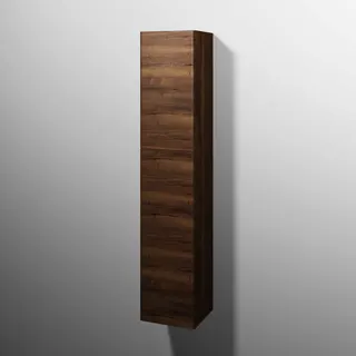 sanibel 5001 Hochschrank KF43050R Push 2T/1AZ rechts 350x1743x340mm Eiche-Tabak – Bild 1