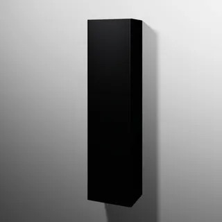 sanibel 5001 Hochschrank KF43508R Push 2T/1AZ rechts 450x1743x340mm Schwarz-Matt