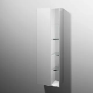 sanibel 5001 Stauraumschr. KF42078 Push drehbar 1 Tür 550x1743x340mm Weiß-Glanz
