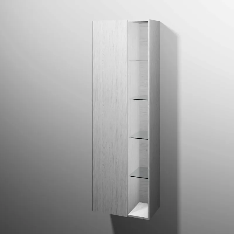 sanibel 5001 Stauraumschr. KF42055 Push drehbar 1 Tür 550x1743x340mm Linde-Hell