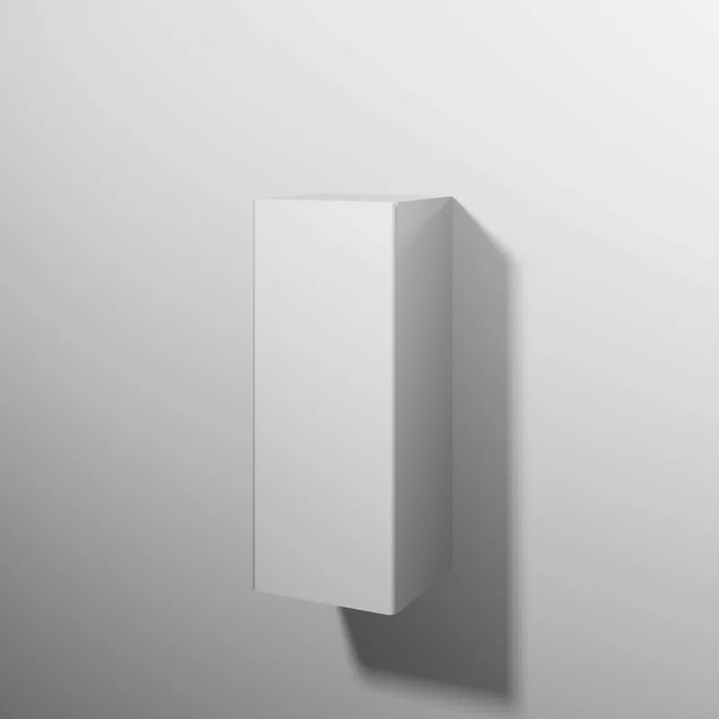 sanibel 5001 Mittelschrank KF41078 Push drehbar 1 Tür 350x872x340mm Weiß-Glanz