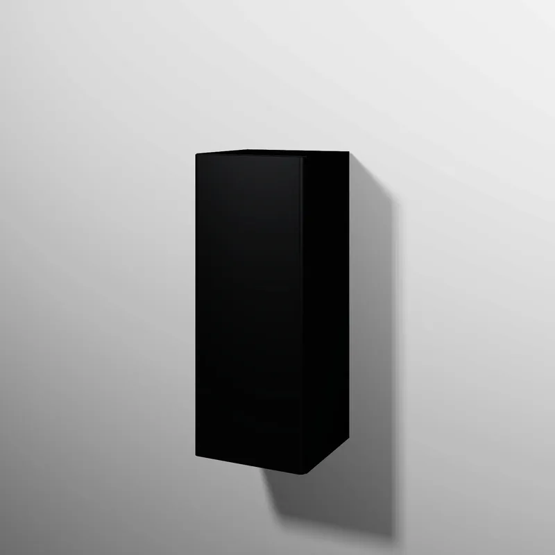 sanibel 5001 Mittelschrank KF41008 Push drehbar 1T 350x872x340mm Schwarz-Matt