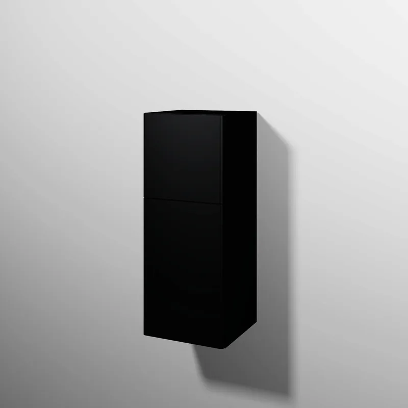 sanibel 5001 Mittelschr. KF42608R Push 1T/1AZ rechts 350x872x340mm Schwarz-Matt