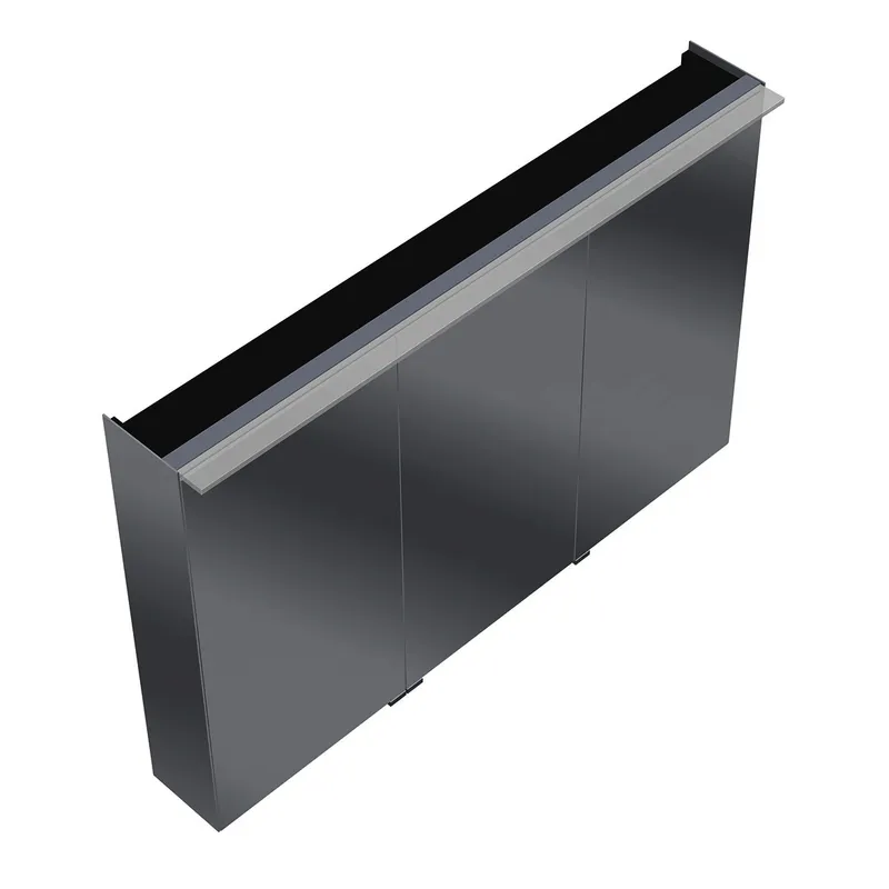 sanibel-Spiegelschrank FLEXPLUS SPUH120L LED 1206x800x200mm verspiegelt