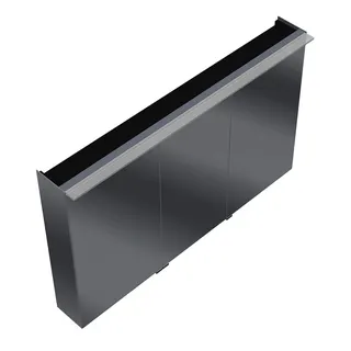 sanibel-Spiegelschrank FLEXPLUS SPUH130L LED 1306x800x200mm verspiegelt