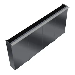 sanibel-Spiegelschrank FLEX PLUS SPUH160 LED 1606x800x200mm verspiegelt