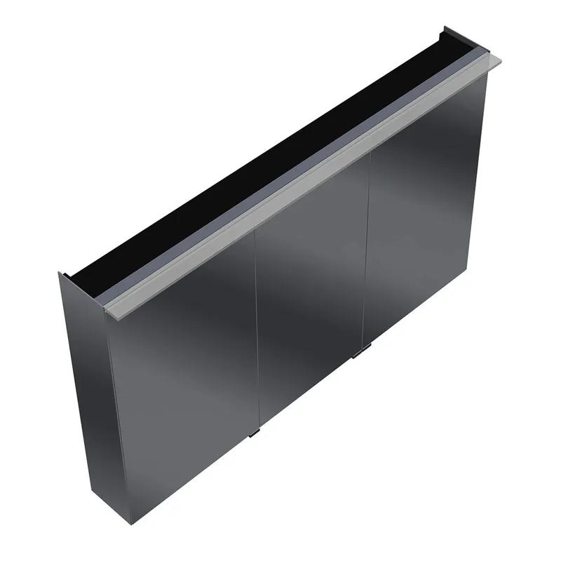 sanibel-Spiegelschrank FLEXPLUS SPUI130R LED-WT 1306x800x200mm verspiegelt