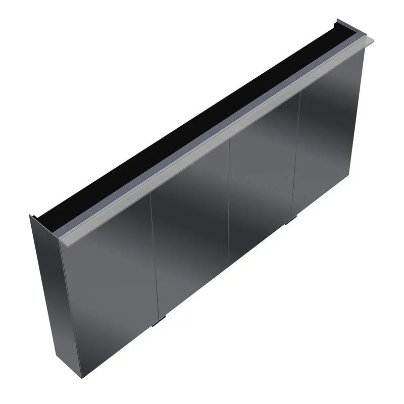 sanibel-Spiegelschrank FLEX PLUS SPUI160 LED-Waschtisch 1606x800x200mm verspiegelt