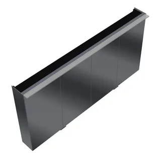 sanibel-Spiegelschrank FLEX PLUS SPUI160 LED-Waschtisch 1606x800x200mm verspiegelt