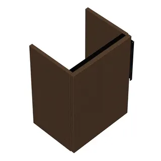 sanibel-Waschtisch-Unterbau 2.0 FLEX WUVE035L 350mm breit Tür links Basaltgrau