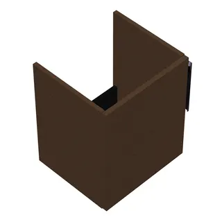 sanibel-Waschtisch-Unterbau 2.0 FLEX WVPW040L 410mm breit Tür links Basaltgrau