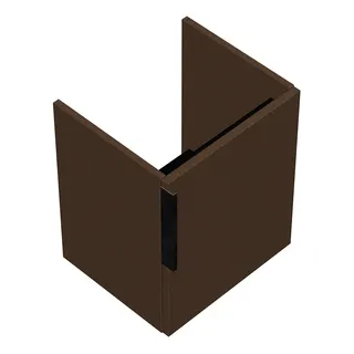 sanibel-Waschtisch-Unterbau 2.0 FLEX WWMH040R 400mm breit Tür rechts Basaltgrau
