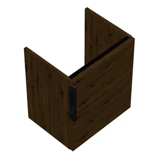 sanibel-Waschtisch-Unterbau 2.0 FLEX WYAB042R 420mm breit Tür rechts Eiche Urban