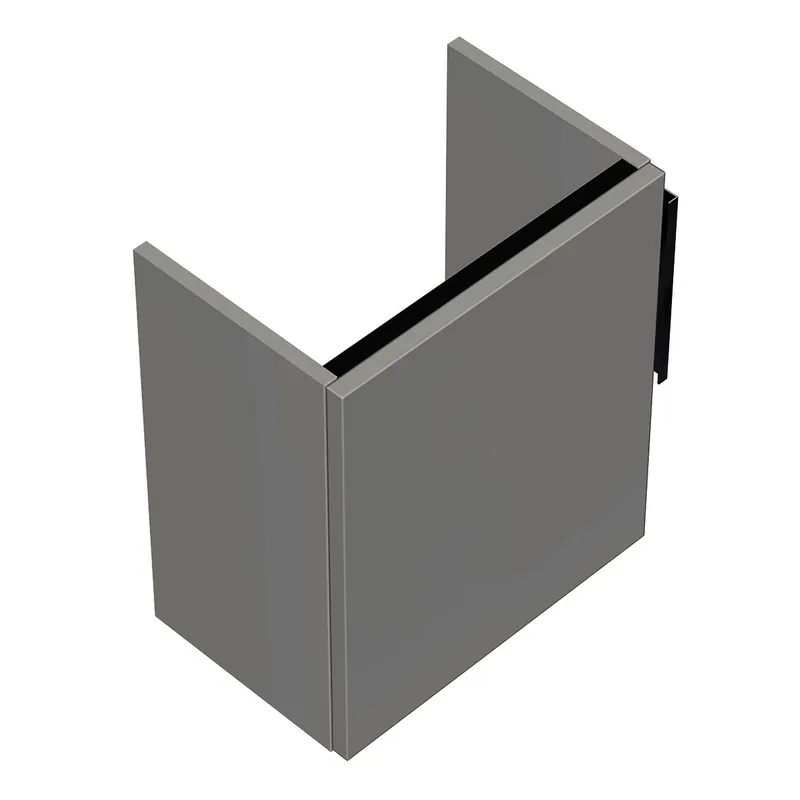 sanibel-Waschtisch-Unterbau 2.0 FLEX WYAE041L 410mm breit Tür links Weiß Glänzend