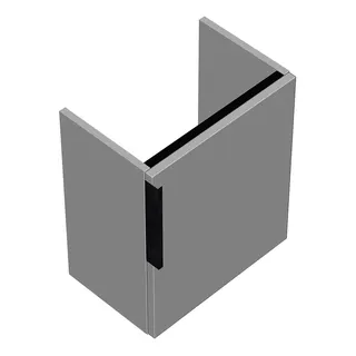 sanibel-Waschtisch-Unterbau 2.0 FLEX WYAE041R 410mm breit Tür rechts Weiß Matt