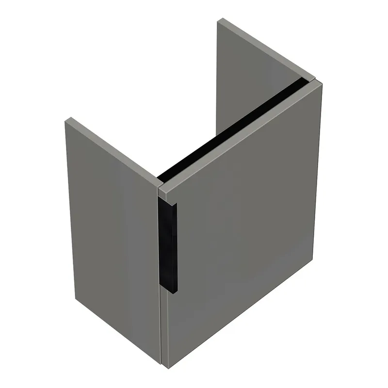 sanibel-Waschtisch-Unterbau 2.0 FLEX WYAE041R 410mm breit Tür rechts Weiß Glänzend