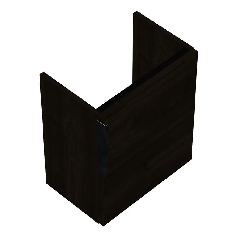 sanibel-Waschtisch-Unterbau 2.0 FLEX WYAE041R 410mm breit Tür rechts Marone Trüffel