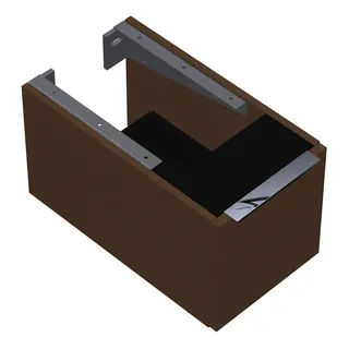 sanibel-Unterschrank 2.0 FLEX WVXX030 zu Konsole 300x300x540mm Basaltgrau – Bild 1