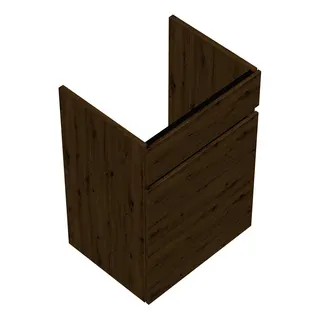 sanibel-Waschtisch-Unterbau FLEX PLUS WYAZ042R 420mm breit Tür rechts Eiche Urban