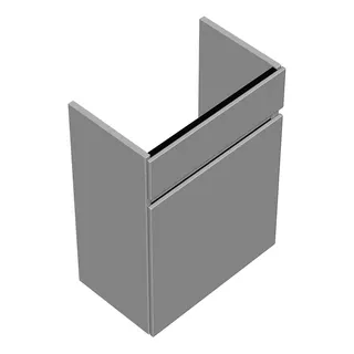sanibel-Waschtisch-Unterbau FLEX PLUS WYBC044L 440mm breit Tür links Weiß Matt