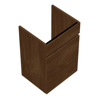 sanibel-Waschtisch-Unterbau FLEX PLUS WYBD040L 400mm breit Tür links Eiche Cashmere – Bild 1