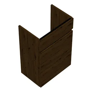 sanibel-Waschtisch-Unterbau FLEX PLUS WYBG041R 410mm breit Tür rechts Eiche Urban – Bild 1