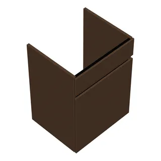 sanibel-Waschtisch-Unterbau FLEX PLUS WYBL045L 450mm breit Tür links Basaltgrau
