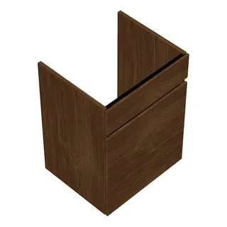 sanibel-Waschtisch-Unterbau FLEX PLUS WYBL045L 450mm breit Tür links Eiche Cashmere