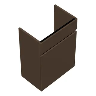 sanibel-Waschtisch-Unterbau FLEX PLUS WYBC044R 440mm breit Tür rechts Schilf Lack – Bild 1
