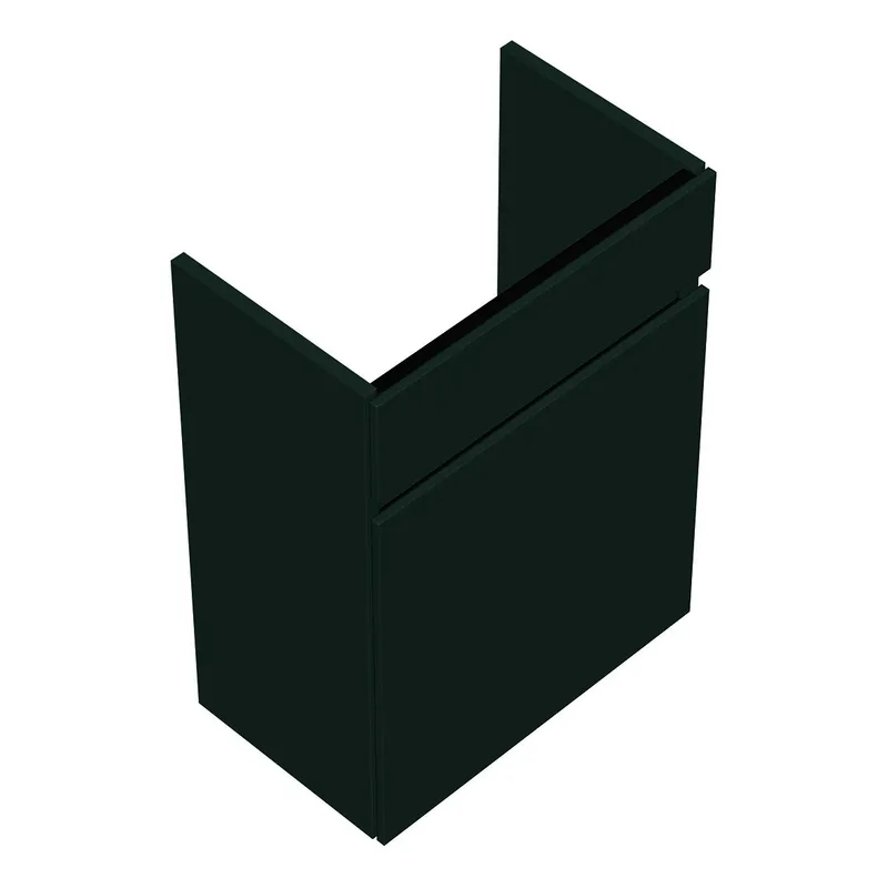 sanibel-Waschtisch-Unterbau FLEX PLUS WYBC044R 440mm breit Tür rechts Salbeigrau Lack