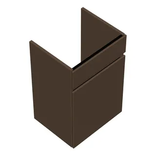sanibel-Waschtisch-Unterbau FLEX PLUS WYBD040L 400mm breit Tür links Schilf Lack