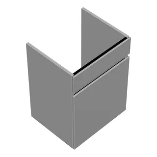 sanibel-Waschtisch-Unterbau FLEX PLUS WYBL045R 450mm breit Tür rechts Weiß Matt Lack