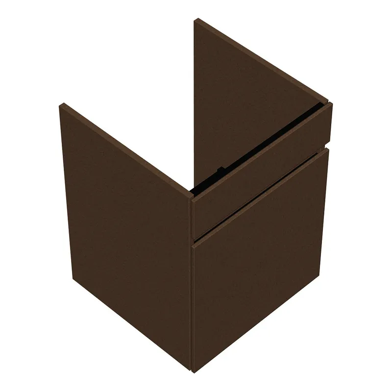sanibel-Waschtisch-Unterbau FLEX PLUS WYBA046 460mm breit 1 Auszug Basaltgrau