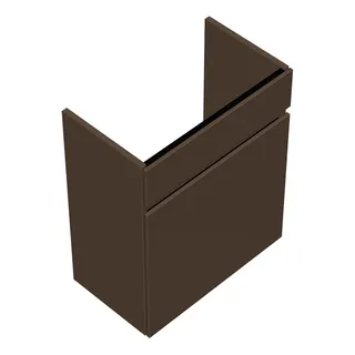 sanibel-Waschtisch-Unterbau FLEX PLUS WYAU050L 500mm breit Tür links Schilf Lack