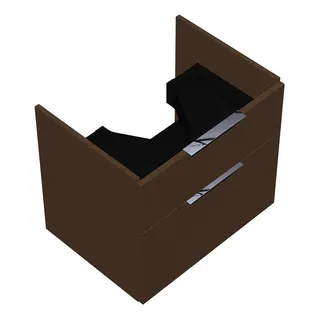 sanibel-Waschtisch-Unterbau 2.0 FLEX WVLL060 600mm breit Schubl/Auszug Basaltgrau – Bild 1