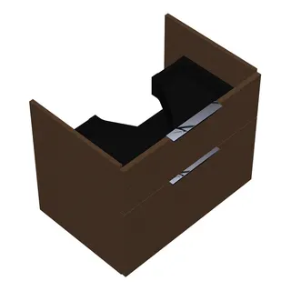 sanibel-Waschtisch-Unterbau 2.0 FLEX WVLL065 650mm breit Schubl/Auszug Basaltgrau
