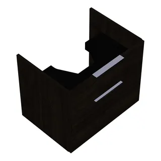 sanibel-Waschtisch-Unterbau 2.0 FLEX WXGT062 620mm breit Schubl/Auszug Marone Trüffel
