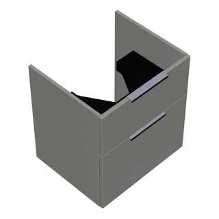 sanibel-Waschtisch-Unterbau 2.0 FLEX WYAG056 560mm breit Schubl/Auszug Weiß Glänzend
