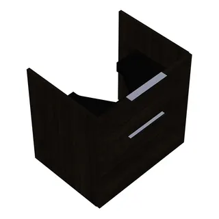 sanibel-Waschtisch-Unterbau 2.0 FLEX WYAG061 610mm breit Schubl/Auszug Marone Trüffel
